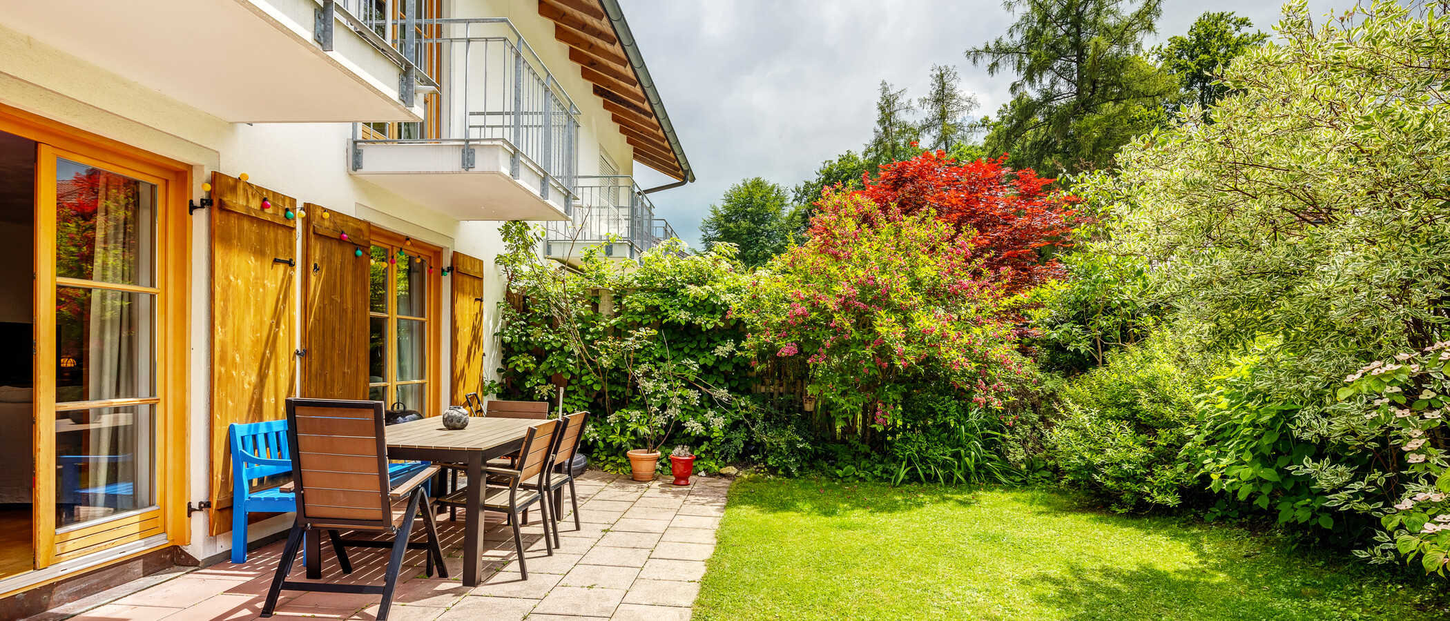 casa pareada Schäftlarn 01 jardín 13045