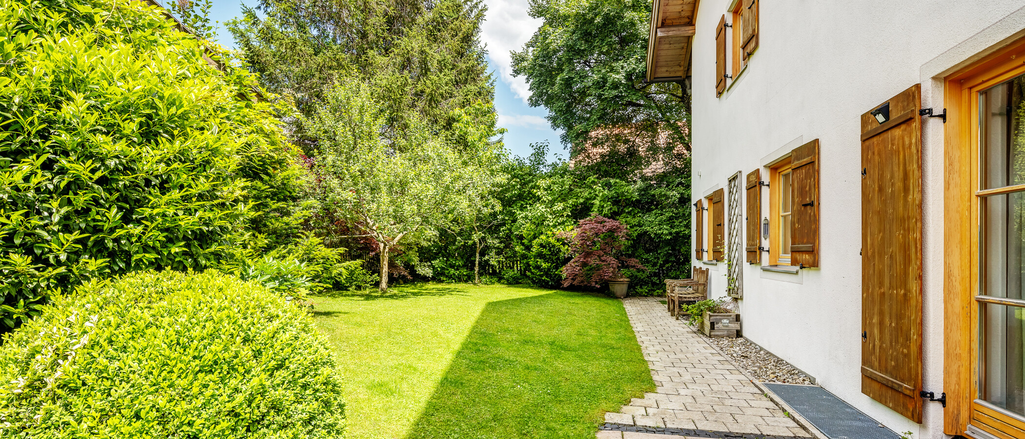 casa pareada Schäftlarn 03 jardín 13045