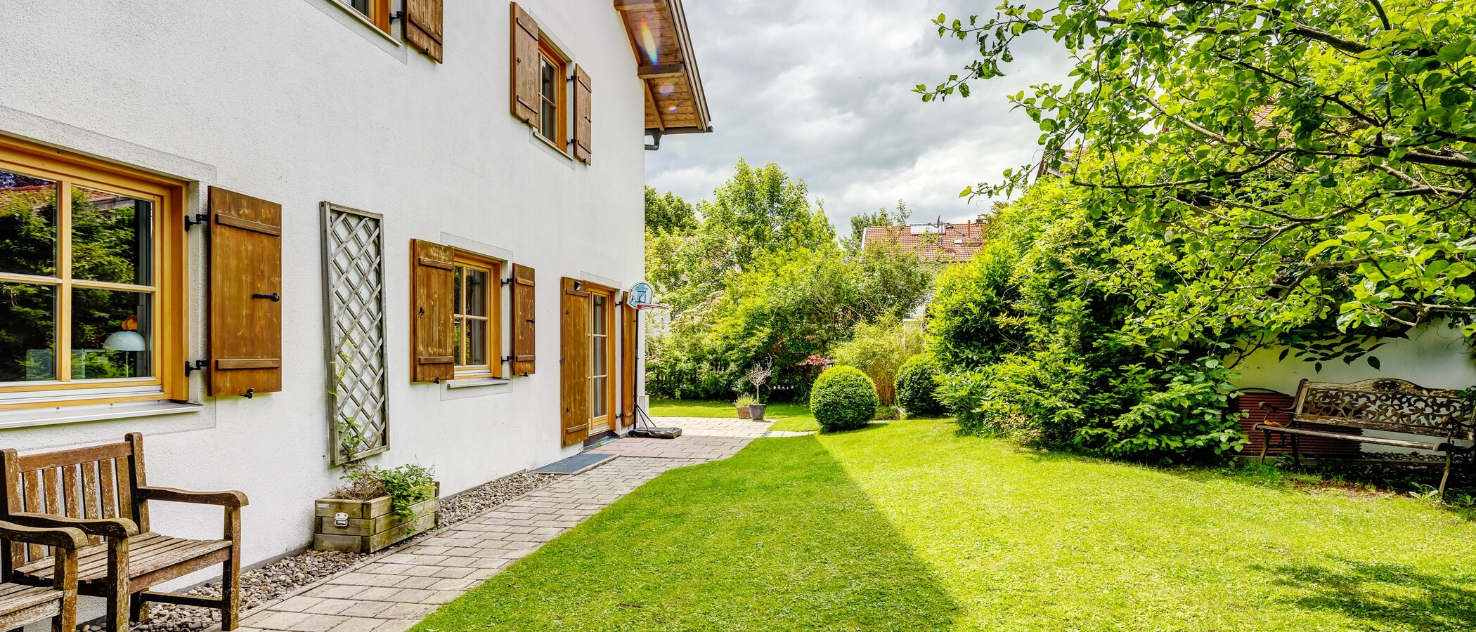 casa pareada Schäftlarn 04 jardín 13045