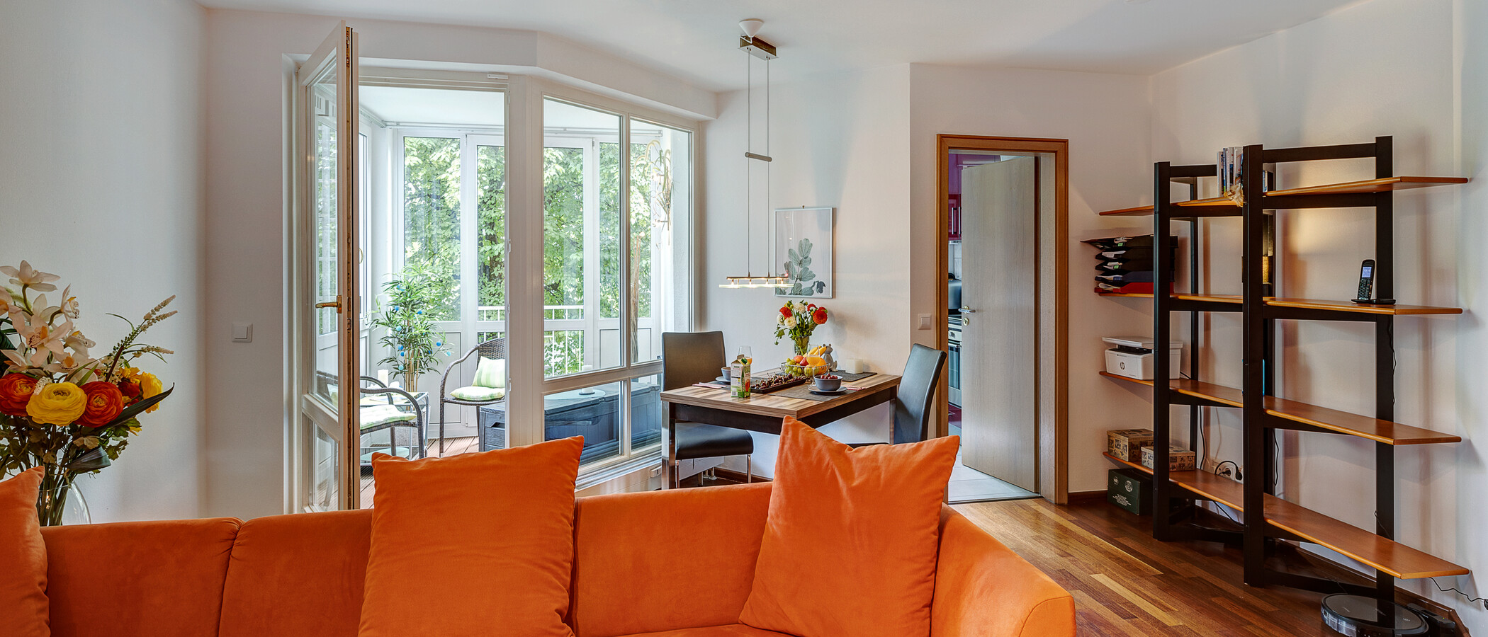 apartamento München Schwabing-Nord (zw. Belgrad- & Leopoldstraße) 01 zona de día  13047