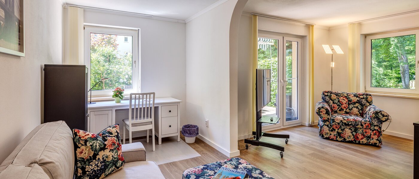 apartamento München Parkstadt Bogenhausen 03 zona de día  13049