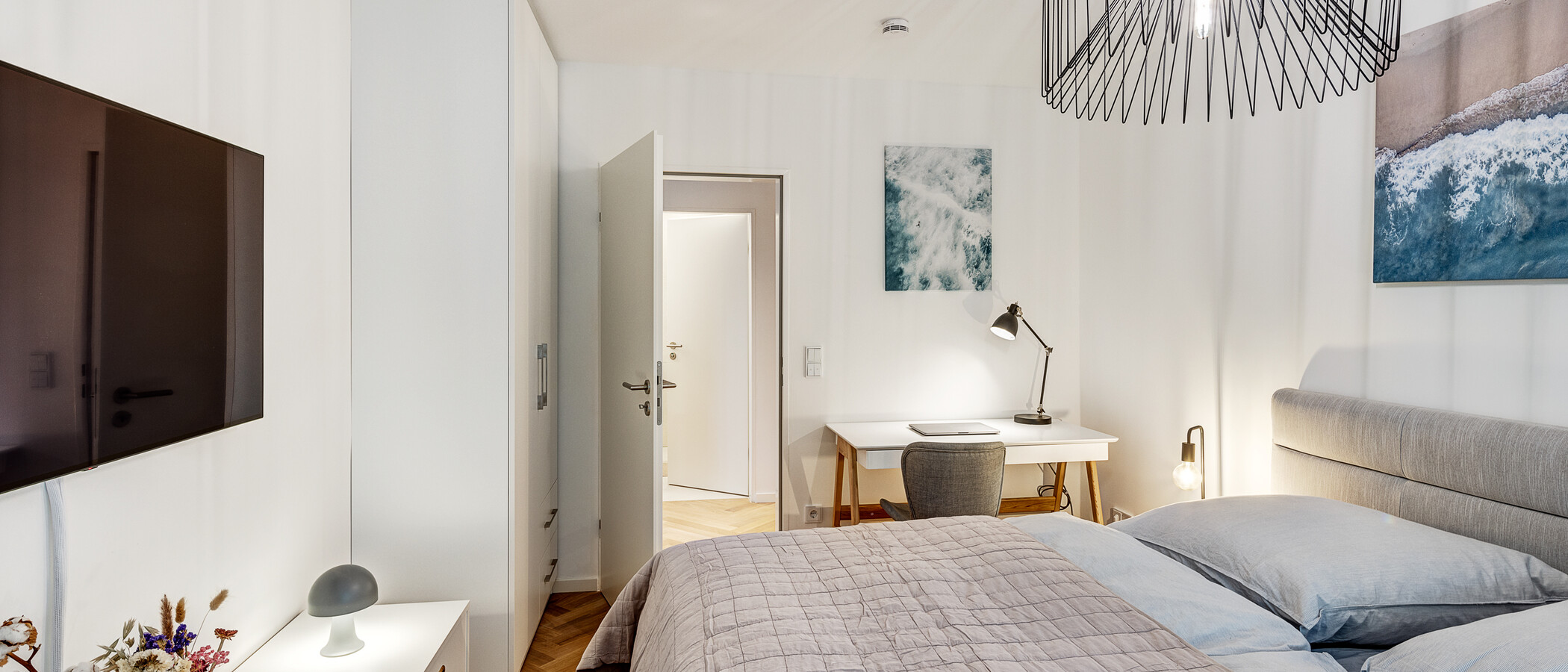 apartamento München Nymphenburg 05 dormitorio 13051