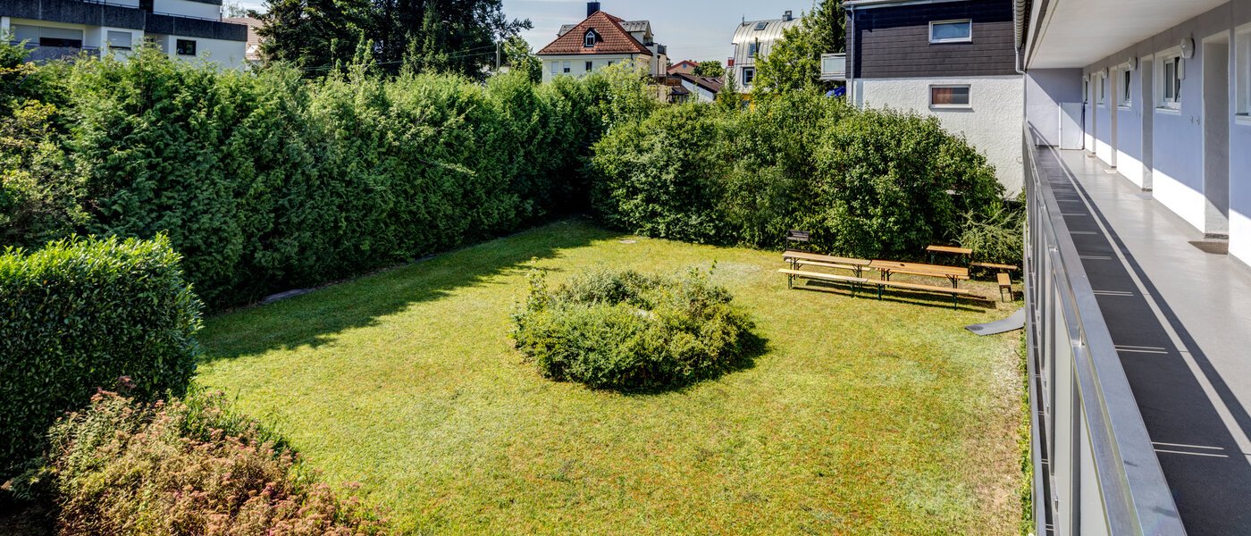apartamento München Laim 01 jardín comunitario 13082