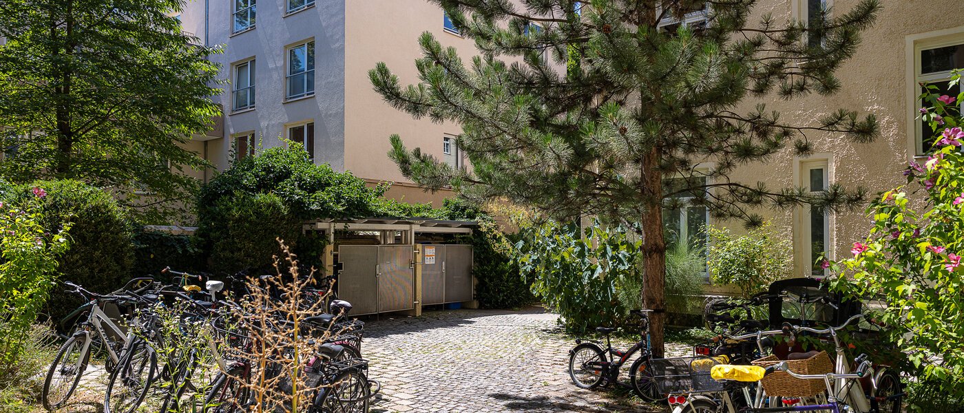 apartamento München Schwabing-West (rund um den Hohenzollernplatz) 02 patio  13089