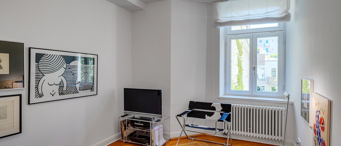 apartamento München Schwabing-West (rund um den Hohenzollernplatz) 01 sala de estar 13089