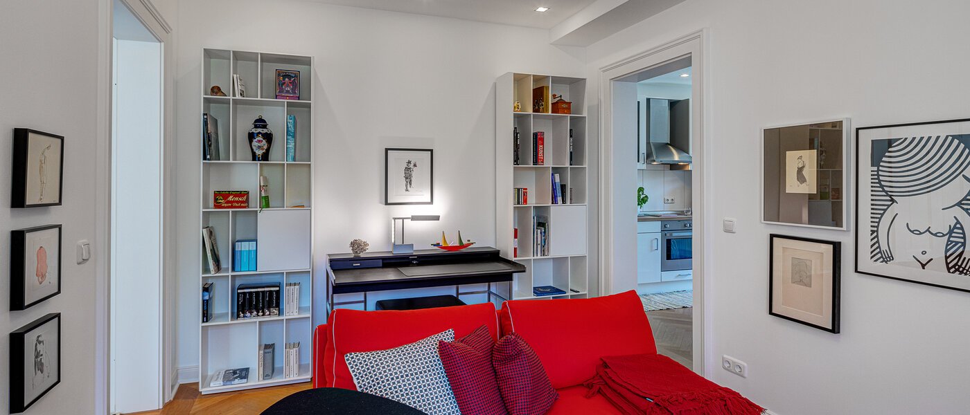 apartamento München Schwabing-West (rund um den Hohenzollernplatz) 03 sala de estar 13089