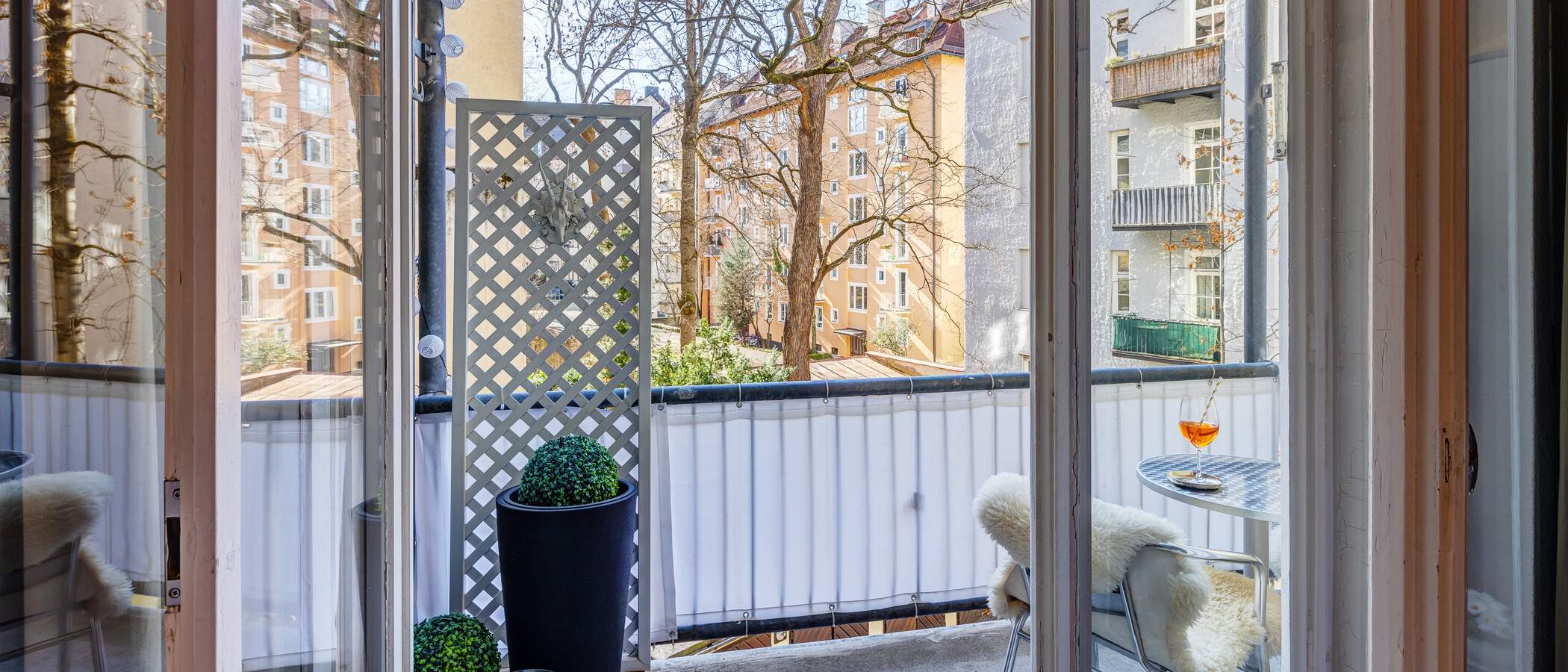 apartamento München Schwabing-West (rund um den Hohenzollernplatz) 02 balcón 1309