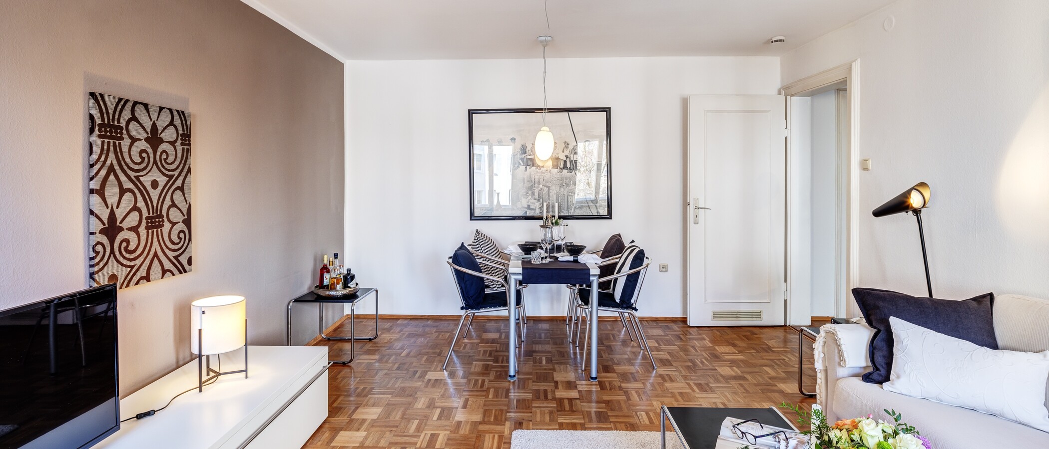 apartamento München Schwabing-West (rund um den Hohenzollernplatz) 03 sala de estar 1309