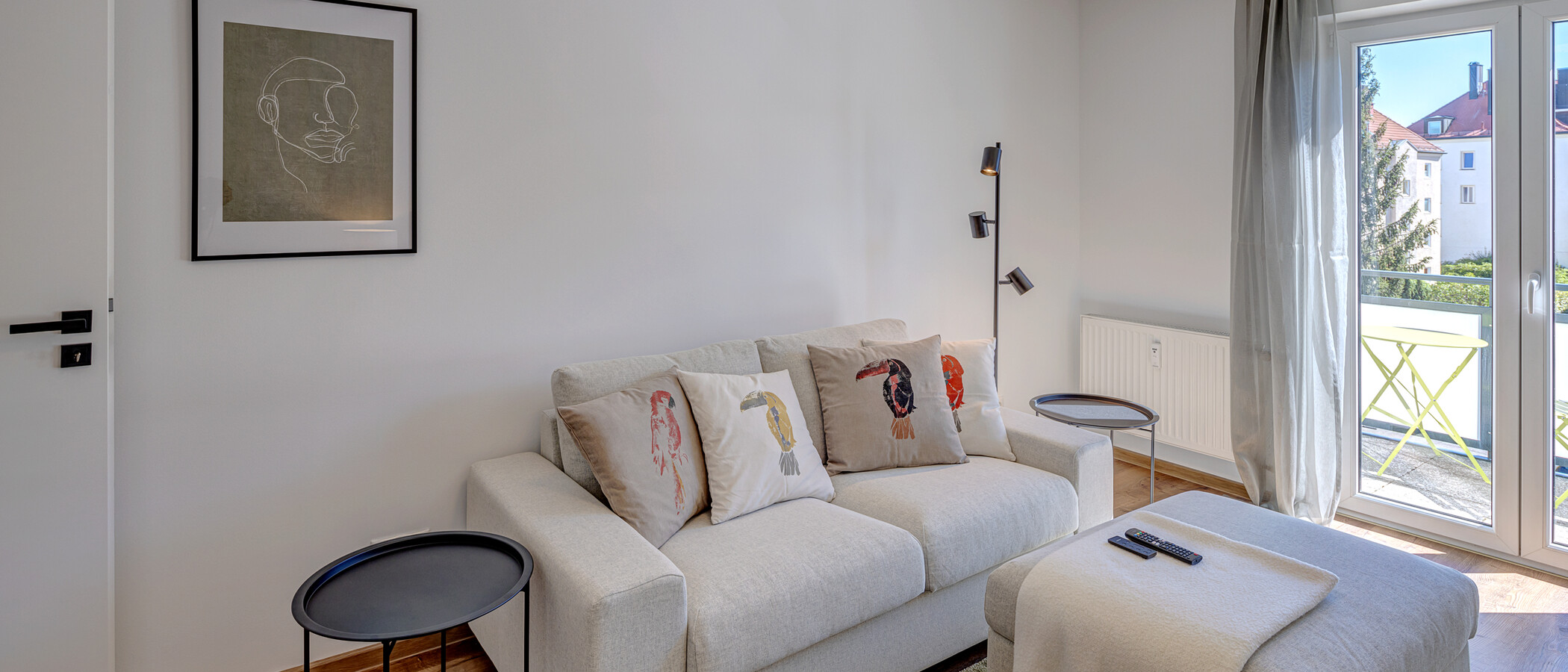 apartamento München Obersendling 04 sala de estar 13112