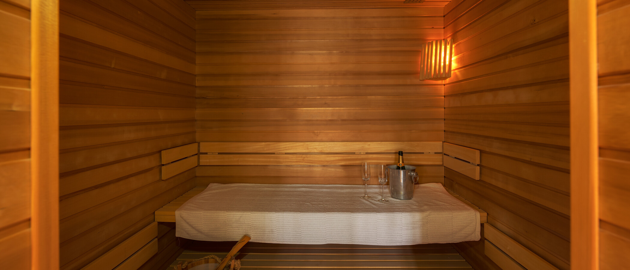 chalet adosado en el medio Garching 01 sauna 13131