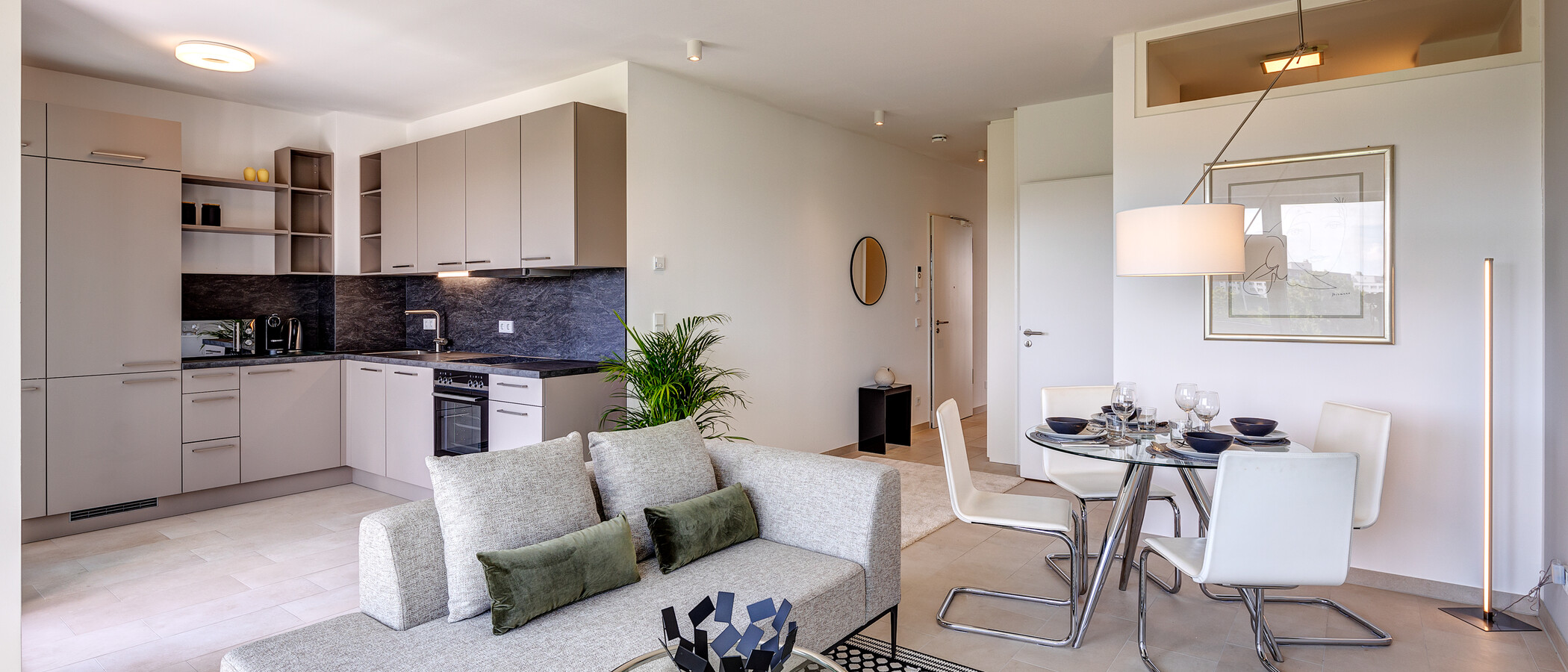 apartamento München Pasing 03 zona de día  13138