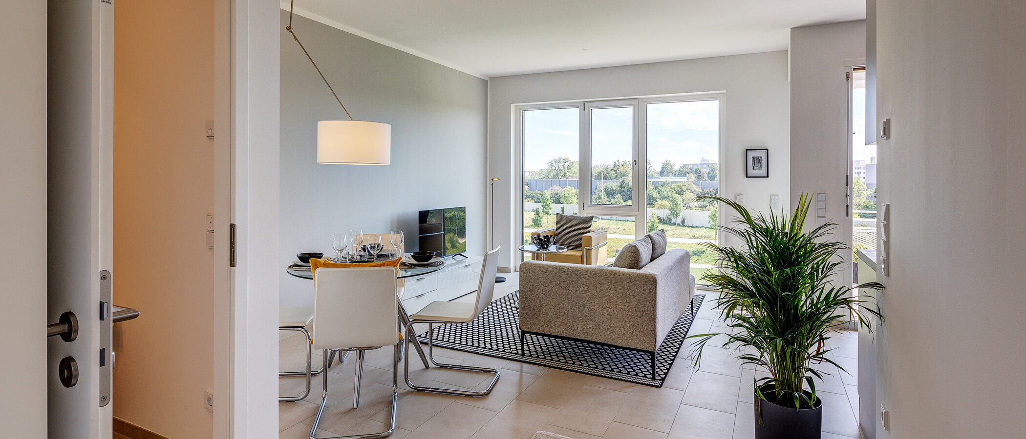 apartamento München Pasing 06 zona de día  13138