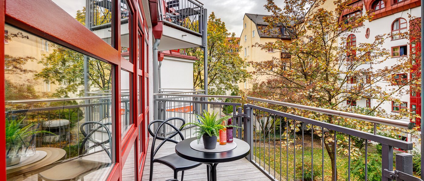 apartamento München Schwanthalerhöhe 01 balcón 13142