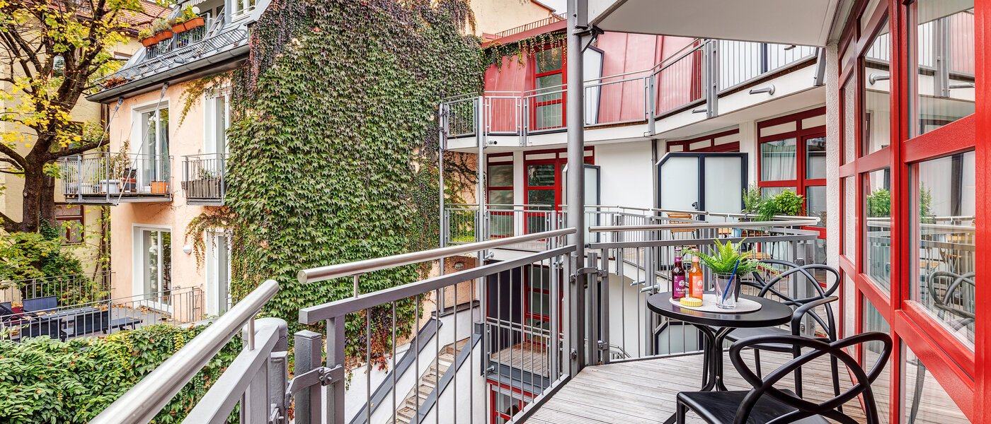 apartamento München Schwanthalerhöhe 02 balcón 13142