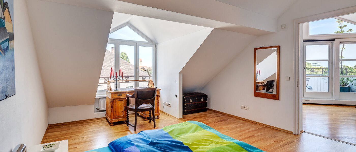 apartamento München Schwabing (links der Leopoldstraße) 02 dormitorio 13164