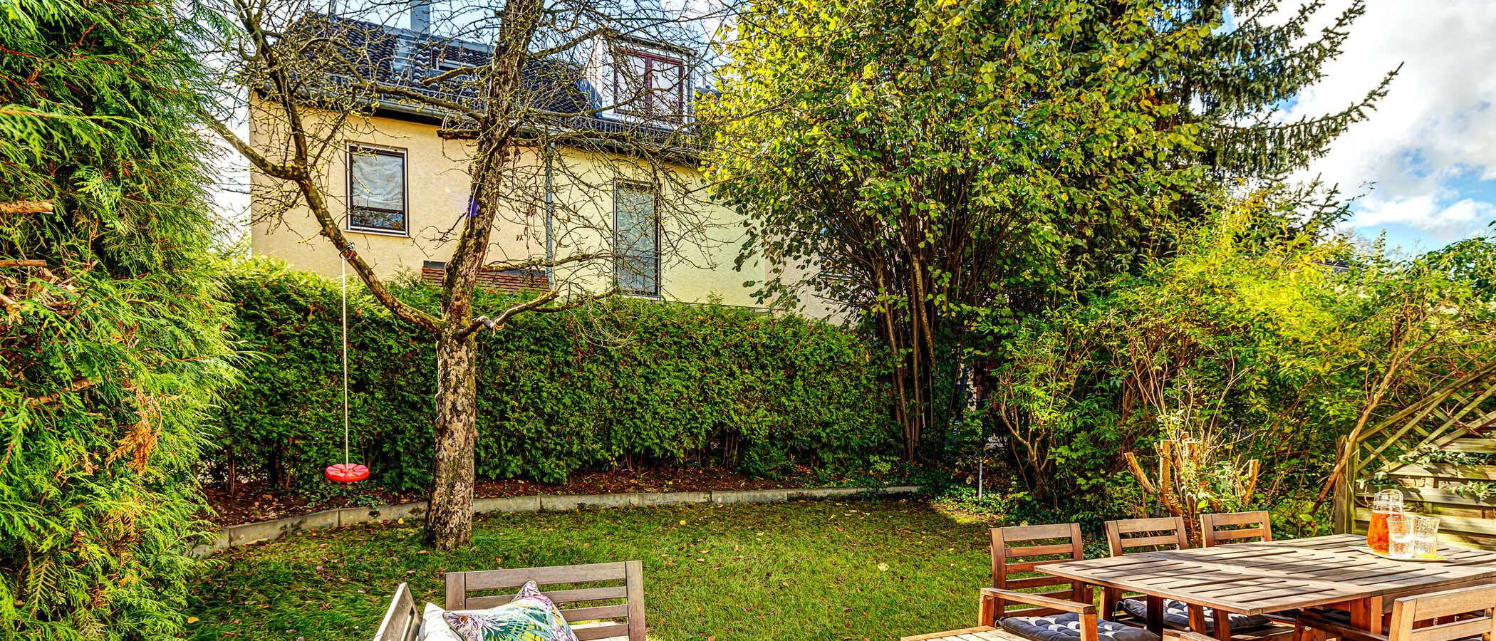 chalet adosado en esquina München Pasing 01 jardín 13218
