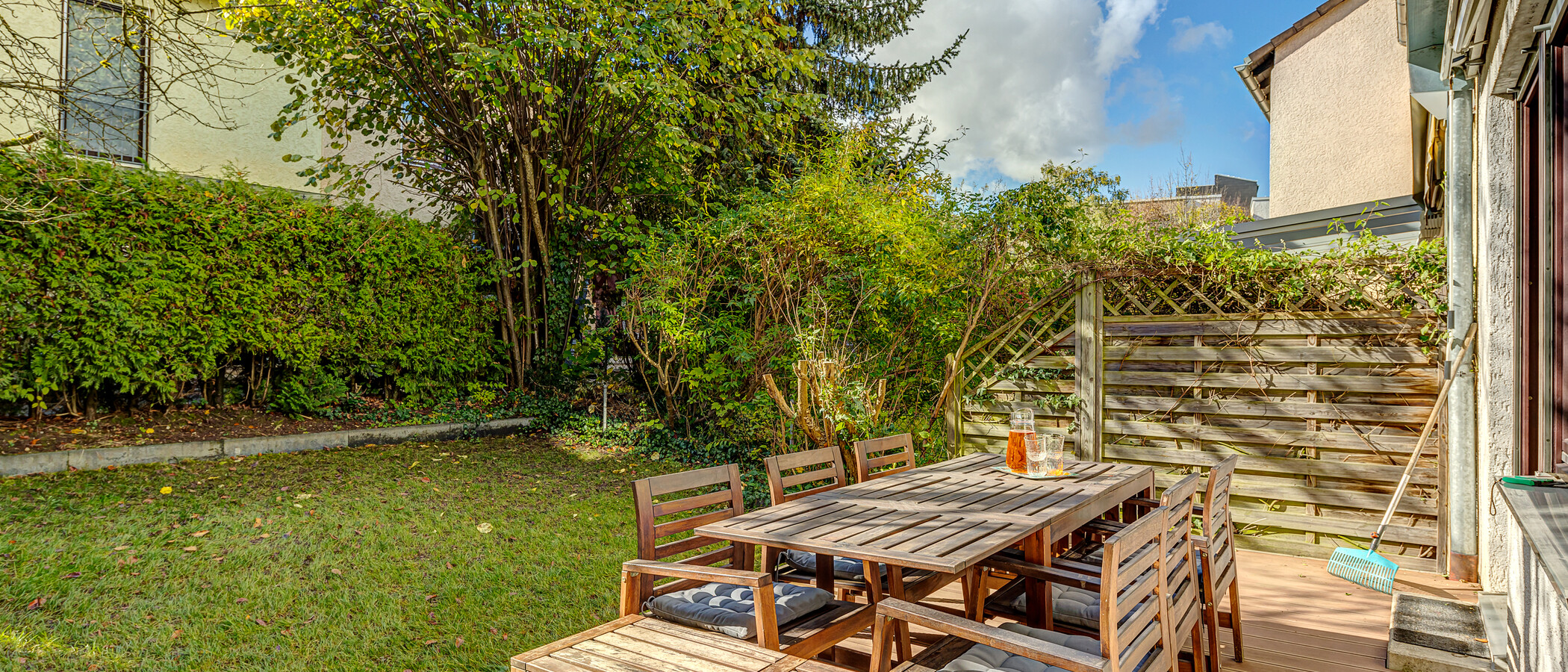 chalet adosado en esquina München Pasing 02 terraza 13218