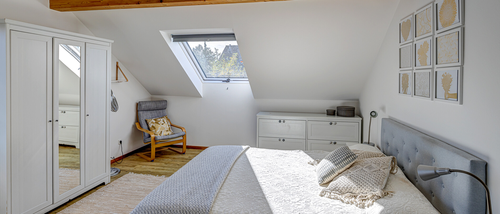 chalet adosado en esquina München Pasing 02 dormitorio 13218
