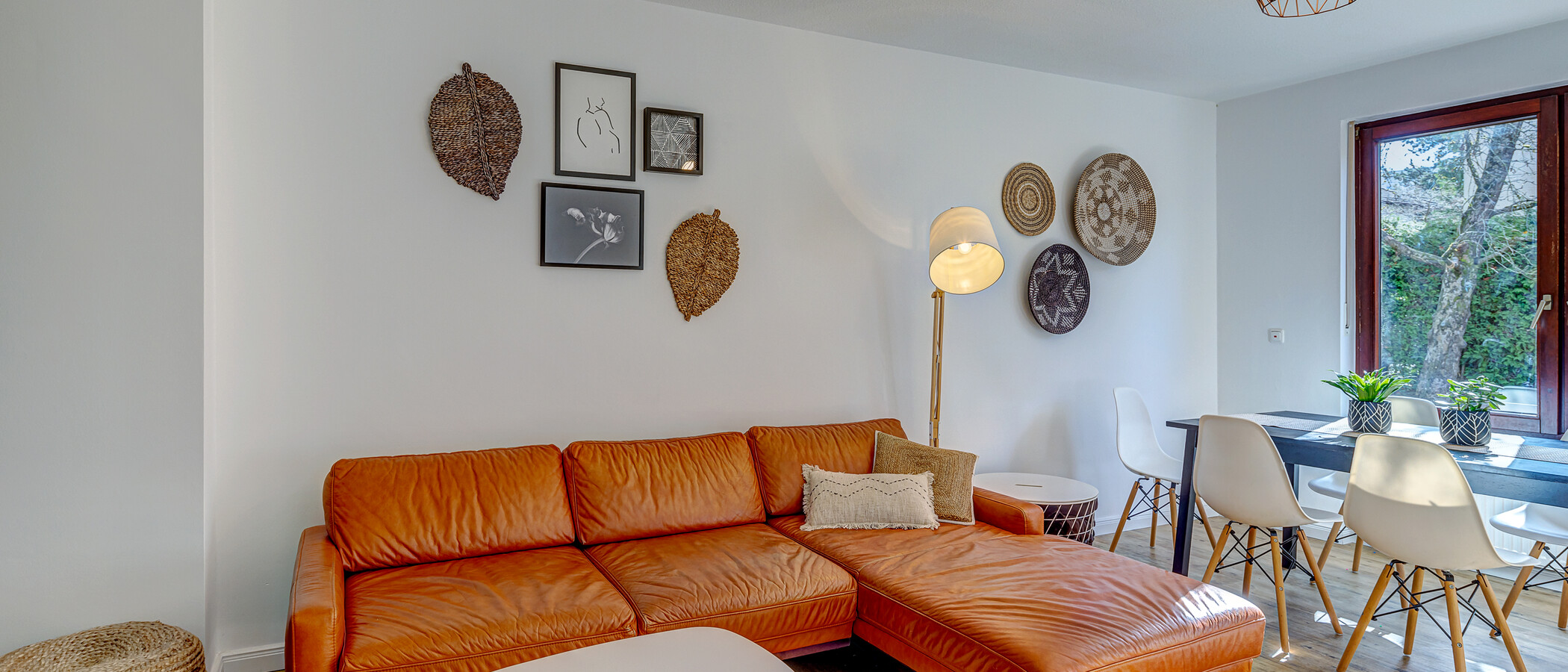 chalet adosado en esquina München Pasing 02 sala de estar 13218