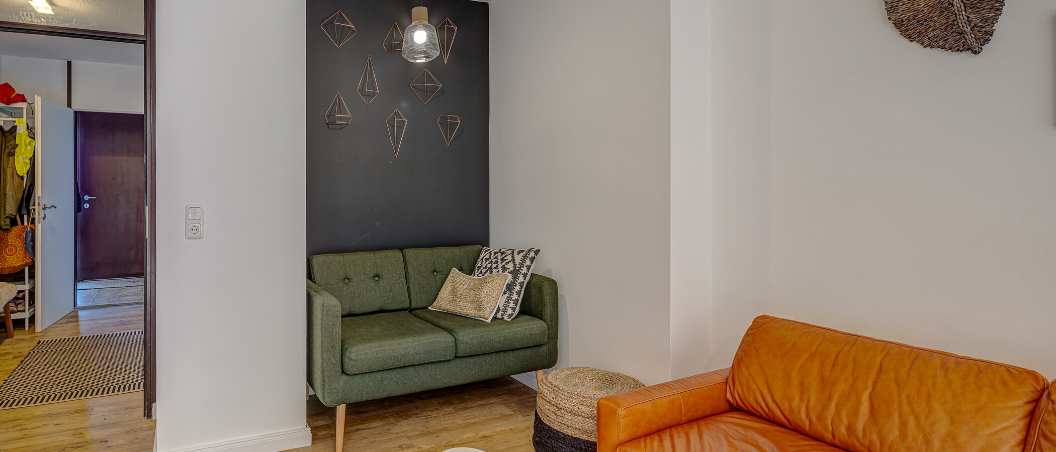 chalet adosado en esquina München Pasing 03 sala de estar 13218