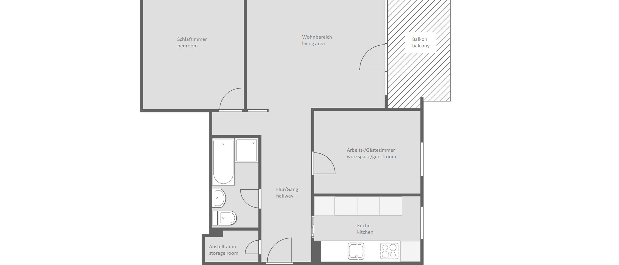 apartamento München Solln 01 plano 13230
