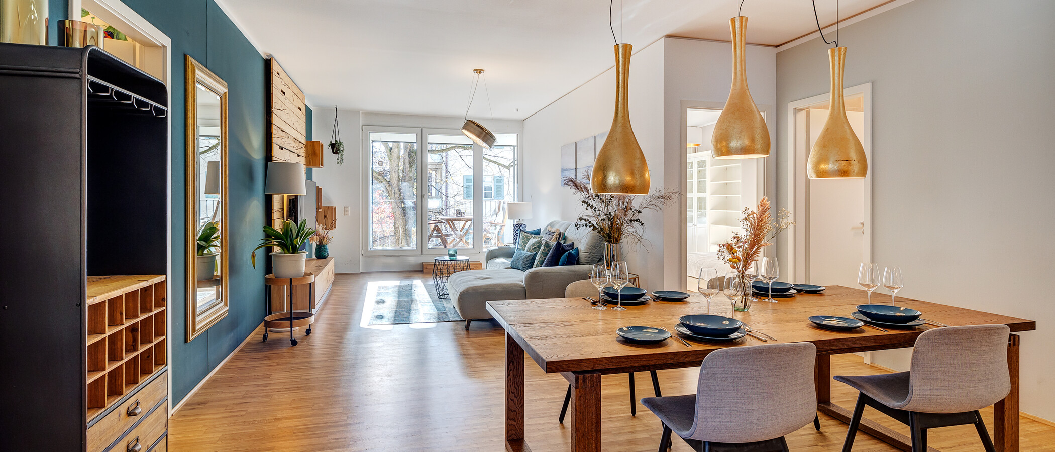 apartamento München Schwabing-West 01 zona de día  13231