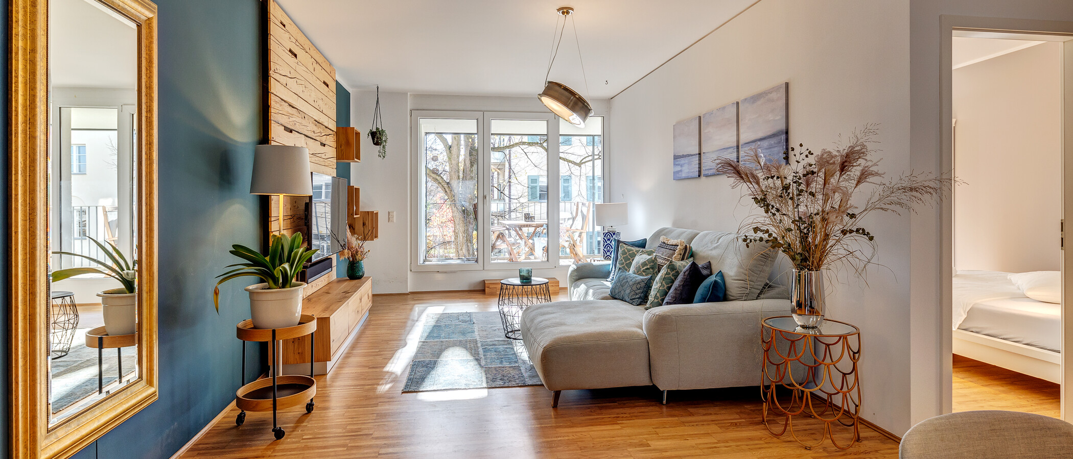 apartamento München Schwabing-West 02 zona de día  13231