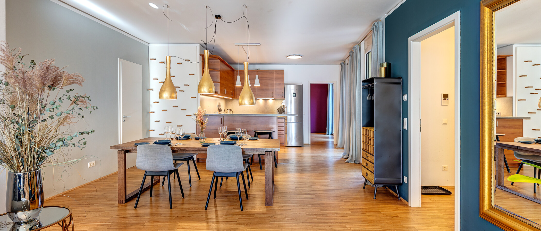 apartamento München Schwabing-West 05 zona de día  13231