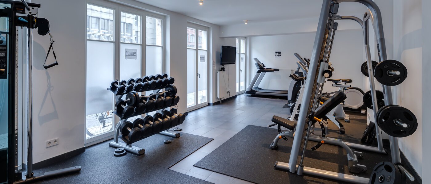apartamento München Maxvorstadt - Westen 02 cuarto de fitness 13240