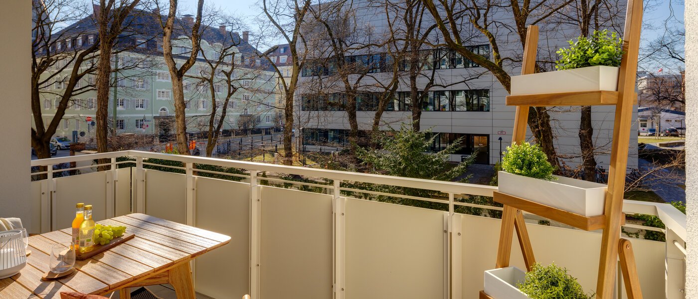 apartamento München Maxvorstadt - Westen 02 balcón 13243