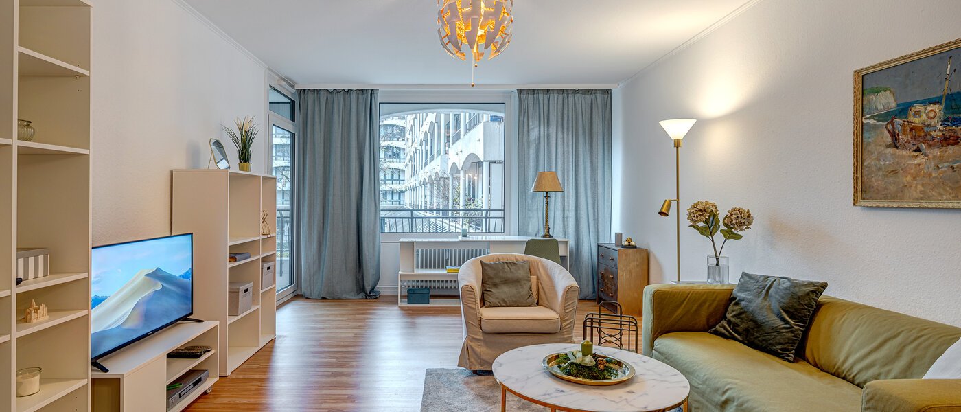 apartamento München Bogenhausen 02 zona de día  13259