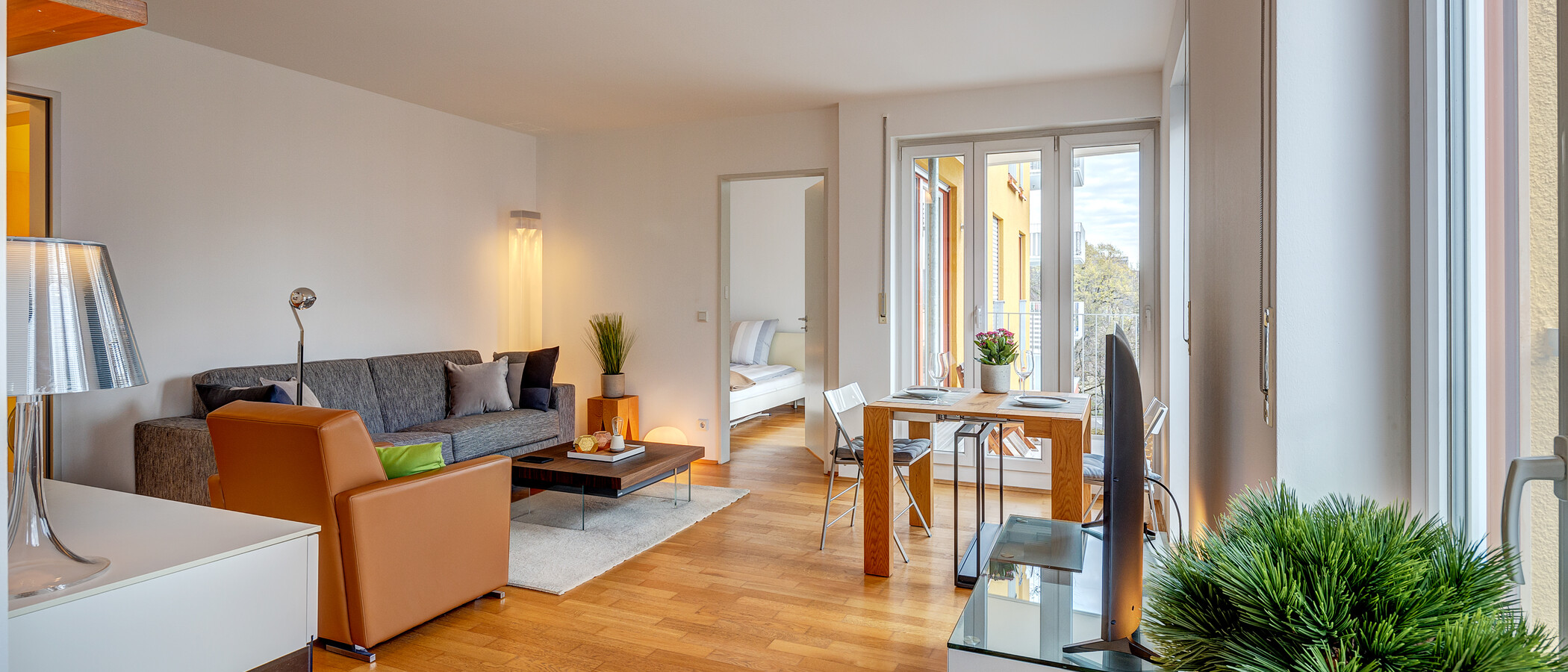 apartamento München Schwabing-West 03 zona de día  13262