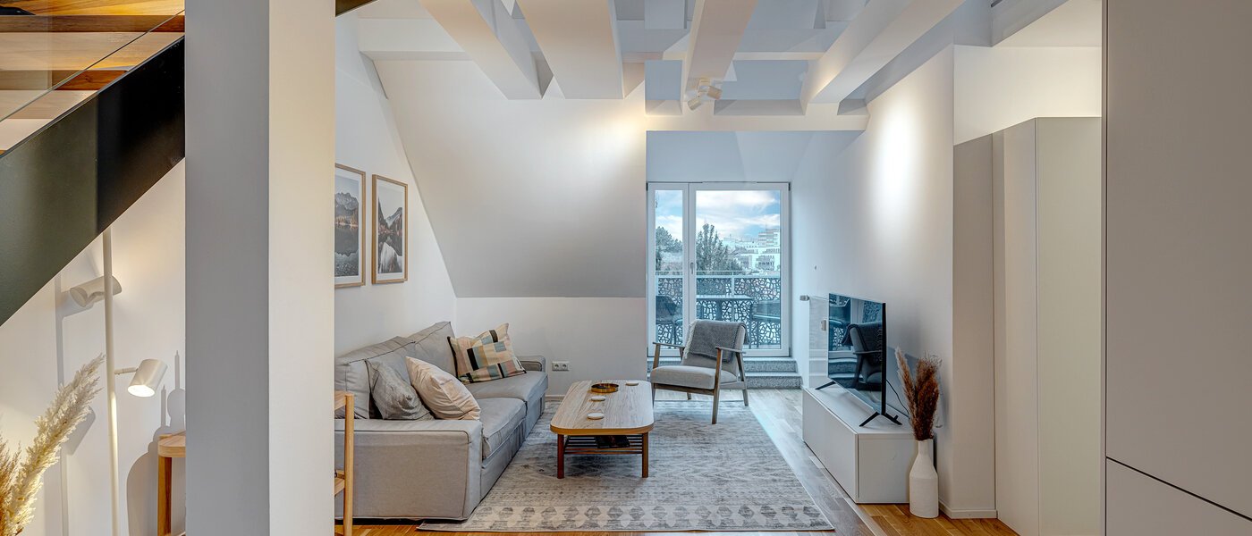 dúplex München Giesing 03 zona de día  13263