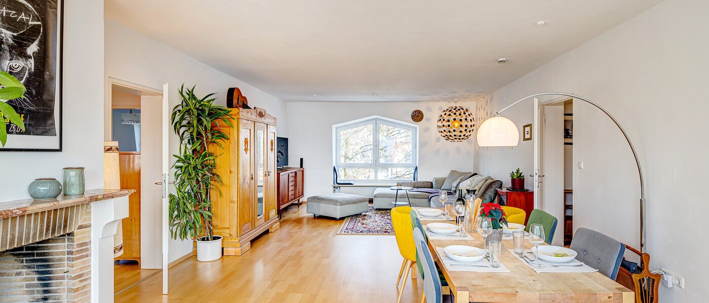 apartamento München Nymphenburg 04 zona de día  13273