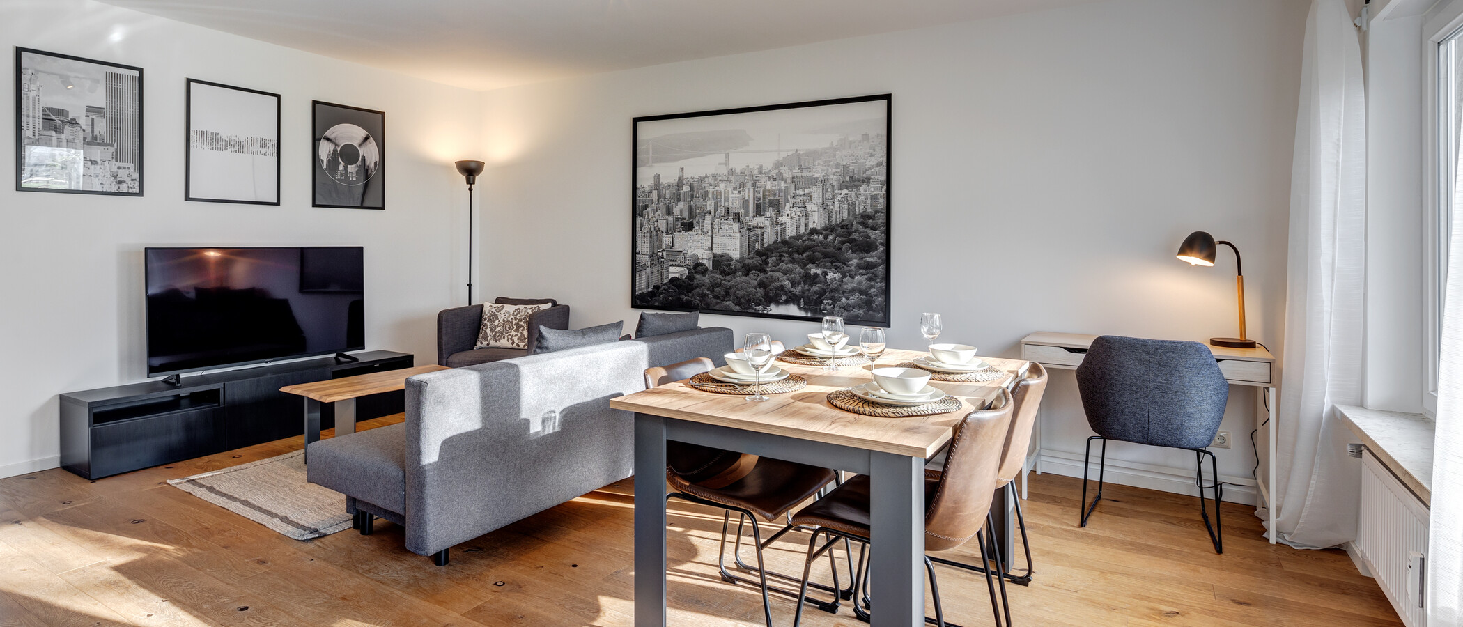 apartamento München Solln 01 zona de día  13291