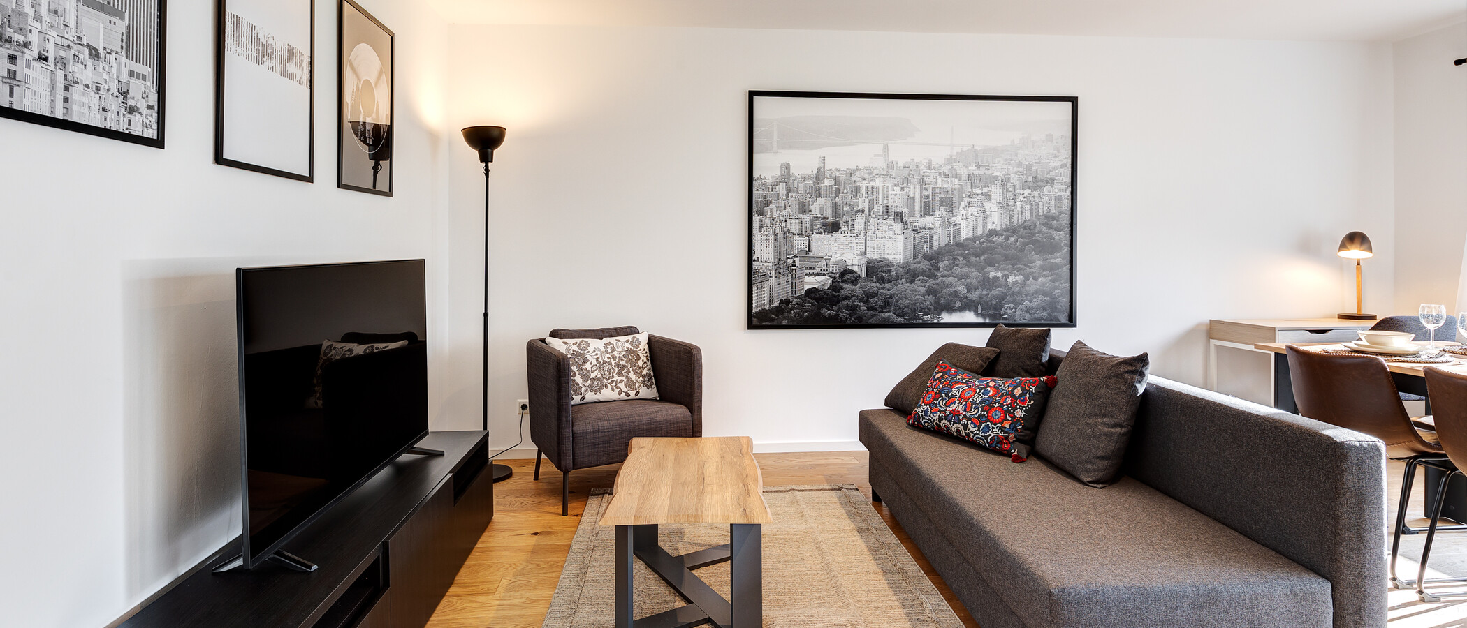 apartamento München Solln 02 zona de día  13291