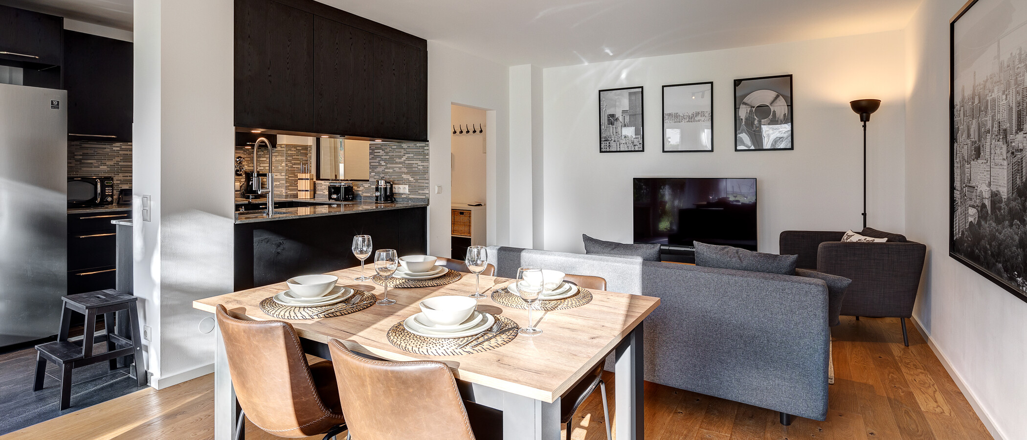 apartamento München Solln 04 zona de día  13291