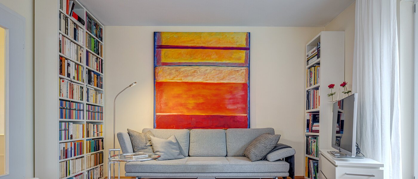 ático con terraza München Moosach 02 zona de día  13292