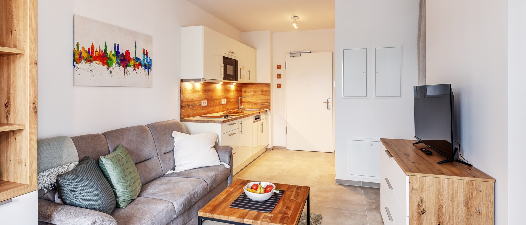 apartamento München Lochhausen 03 zona de día  13304