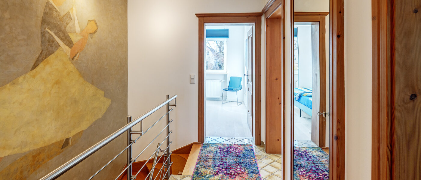 chalet adosado en el medio München Obersendling 04 pasillo 13312