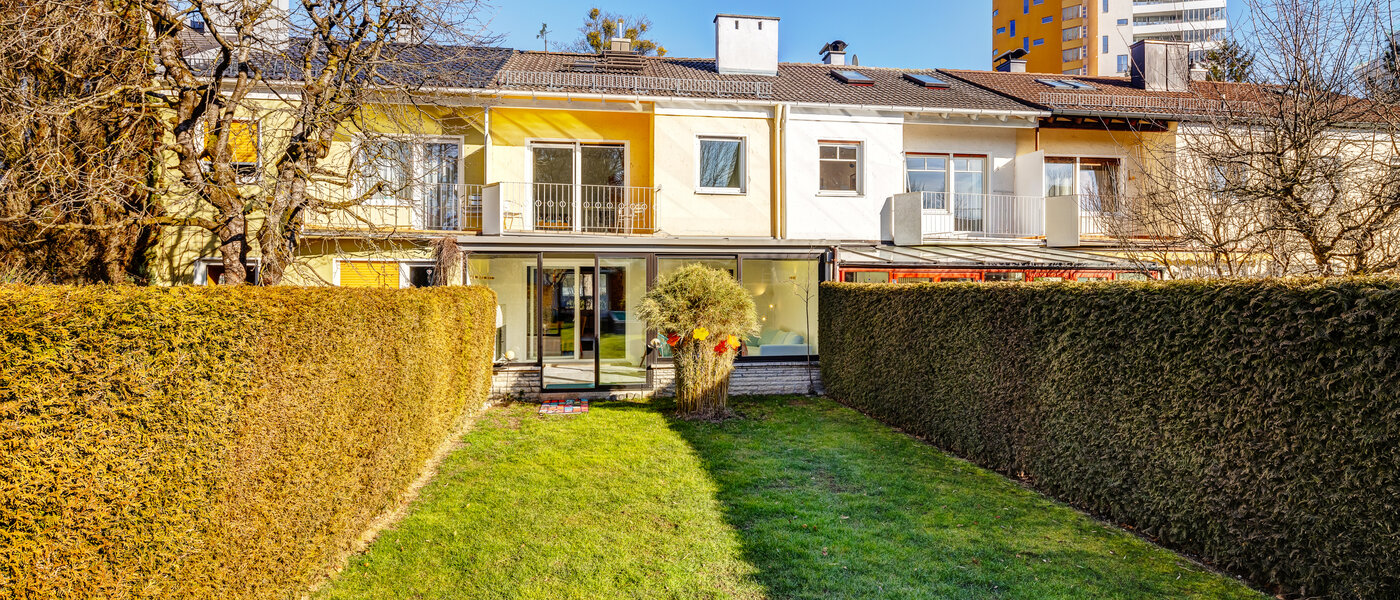 chalet adosado en el medio München Obersendling 03 jardín 13312