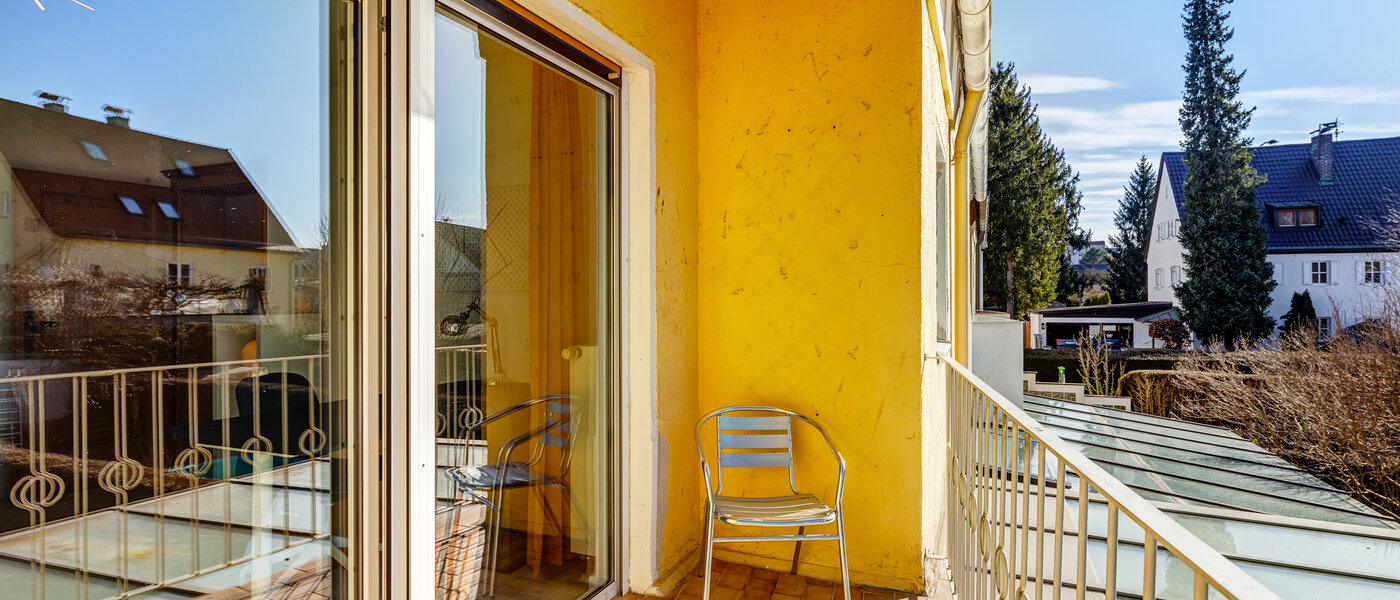 chalet adosado en el medio München Obersendling 02 balcón 13312