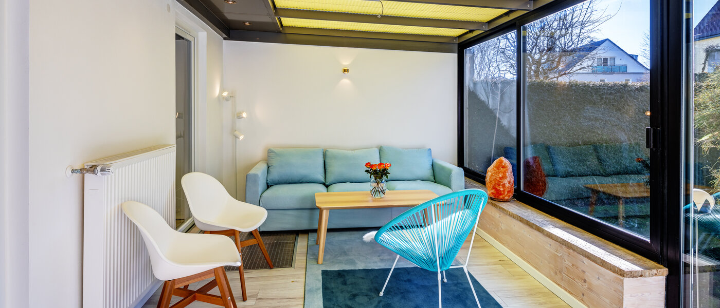 chalet adosado en el medio München Obersendling 01 invernadero 13312