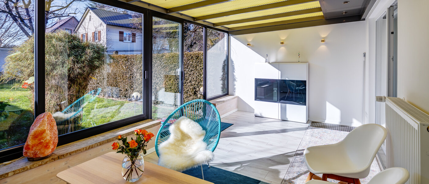 chalet adosado en el medio München Obersendling 02 invernadero 13312