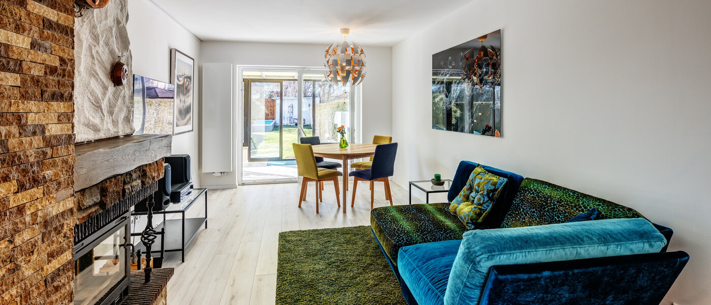 chalet adosado en el medio München Obersendling 01 zona de día  13312