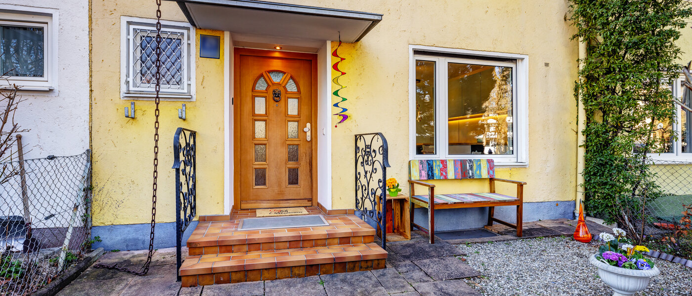 chalet adosado en el medio München Obersendling 03 camino de acceso 13312