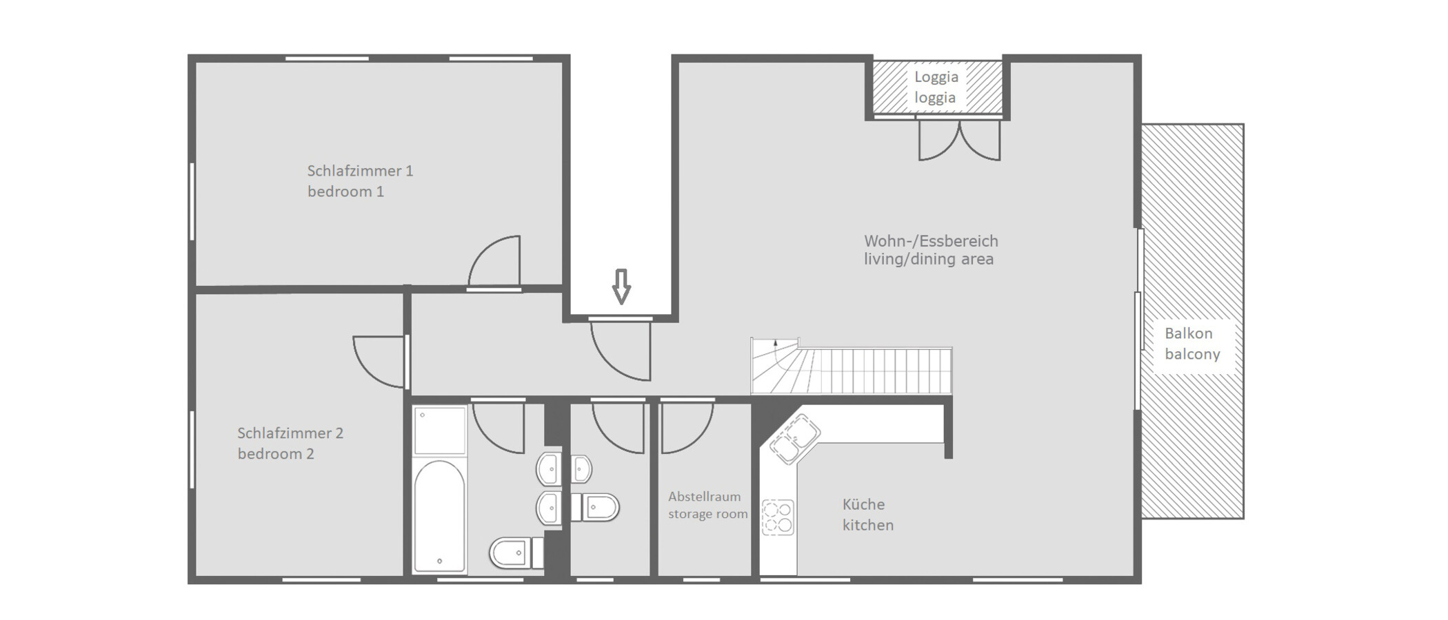 apartamento München Berg am Laim 01 plano 13337