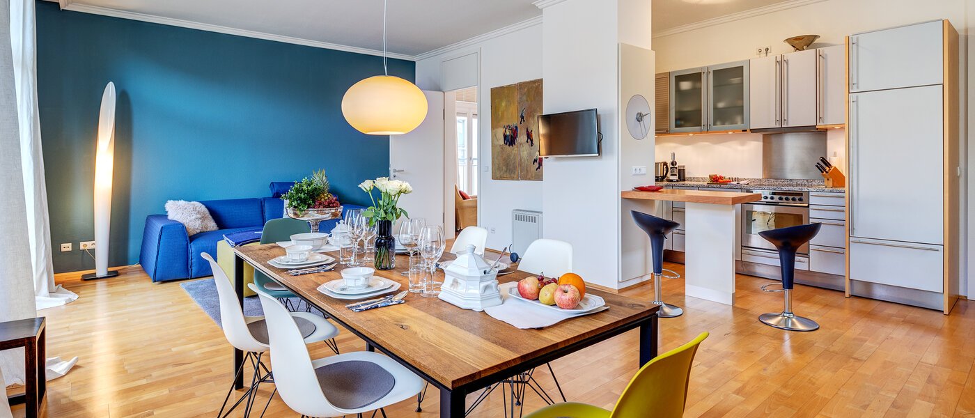 apartamento München Lehel 01 zona de día  13341