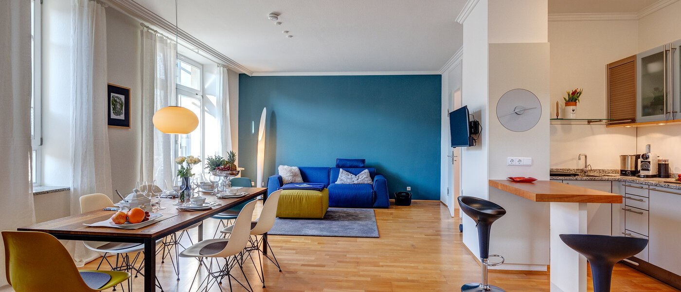 apartamento München Lehel 02 zona de día  13341