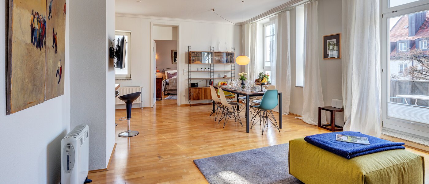 apartamento München Lehel 04 zona de día  13341